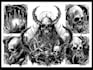 do brutal,doom,occult black,death metal illustrations tshirt