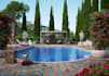 do 3d landscape design, 3d garden design, backyard landscape rendering, 3d model