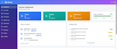 create a responsive front end website with HTML CSS js