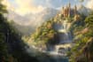 design amazing fantasy landscape