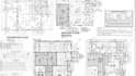 be architect floor plan autocad blue print, draftsman of a city drawing