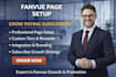 handle fanvue setup, kyc and boost paid audience