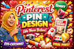 design eye catching pinterest pins using canva