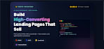 create a modern  landing page using HTML CSS javascript