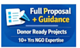 write a concept note for project and fund