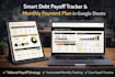 create a debt management and payoff tracker spreadsheet, monthly payoff planner