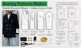 create custom sewing patterns with grading and print ready PDF