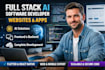 full stack ai software developer website front end backend full stack developer
