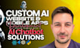 develop ai software automation system ai saas website ai mobile app integration