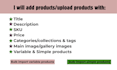 bulk import products to shopify and woocommerce stores using CSV files