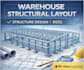 design warehouse building and structural calculation