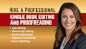 kdp book editing, ebook proofreading, paperback formatting, line editing
