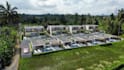buildup gated community, urban plan development,  site plan , aerial view render