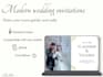 design elegant wedding invitations editable in canva