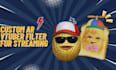 create burnt peanut character, vtuber filter, arkit face tracking for streaming