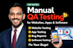 be your manual QA tester for websites, apps, and software
