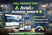 redesign avada wordpress website for responsive business design