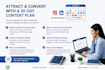 create a 7 day content plan to attract clients