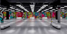 modular minimalist retail showroom,open space layout,interior inspiration design