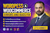 fix wordpres shopify woocommerce errors bugs fix critical website issues