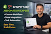create shopify n8n automation workflows for your ecommerce store