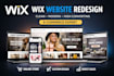 design wix website, redesign wix website, wix expert