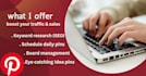 be your pinterest manager and pin designer