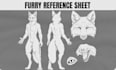 furry reference sheet fursona ref sheet  anthro ref sheet wolf ref sheet oc