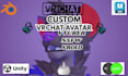 create vrchat avatar furry avatar 3d vtuber model