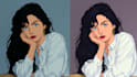convert your photo into patrick nagel art