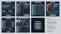 design game UI hud and interactive game interface