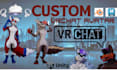 create vrchat avatar furry avatar 3d vtuber model