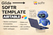 setup airtable database, airtable automation airtable crm workflow, softr portal