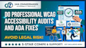 do professional wcag accessibility audits and ada fixes