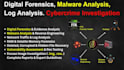 do reverse engineering, malware analysis, and log analysis