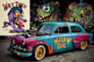 draw automotive car ratfink style