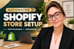 design shopify print on demand, shopify website development, dropshipping store