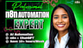 create complex workflows, apis, webhooks, integration, automation in n8n, bubble