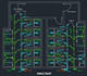 draw drainage plan and water supply layout in autocad