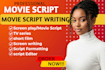 write TV script feature film script screen play movie script screenwriting