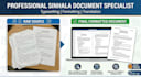 do expert sinhala typesetting and formatting