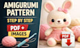 do custom amigurumi crochet pattern for esty crochet pattern step by step pdf