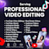 professional video editing with graphics motion