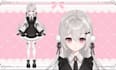 design 2d v tuber model, anime art, live2d ringing for streaming