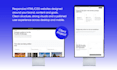 design and code a clean responsive HTML CSS website