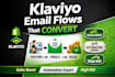 omnisend email marketing and klaviyo flows for shopify