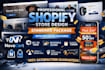 design shopify store, shopify dropshipping store setup and s