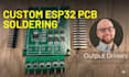 design esp32 and arduino pcb circuit board with schematic layout
