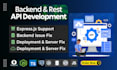do rest api development and integration using node js