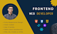 fix frontend bugs HTML CSS and responsive issues quickly
